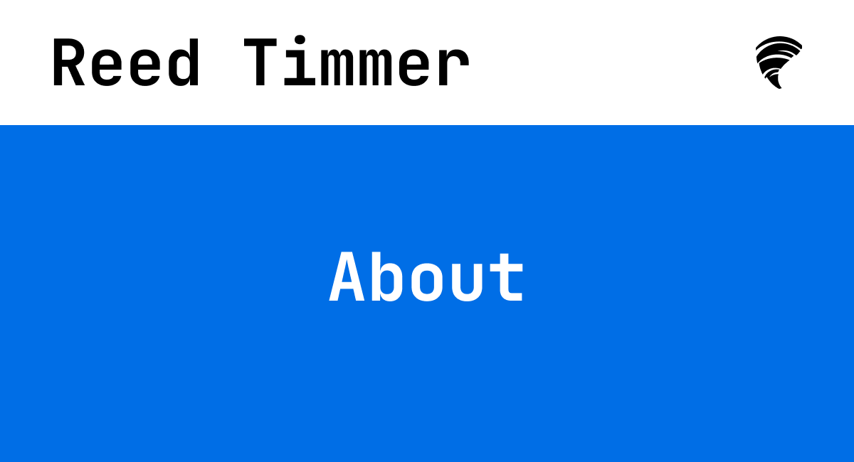 Reed Timmer About Me